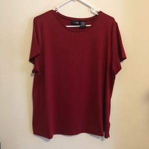 East 5th Woman Essentials Apple Red Basic Top